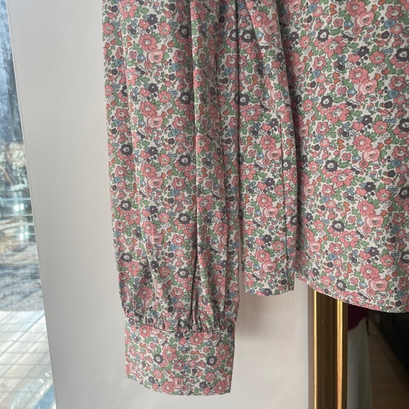 English Factory Floral Blouse with Red Accents - Picture 2 of 4